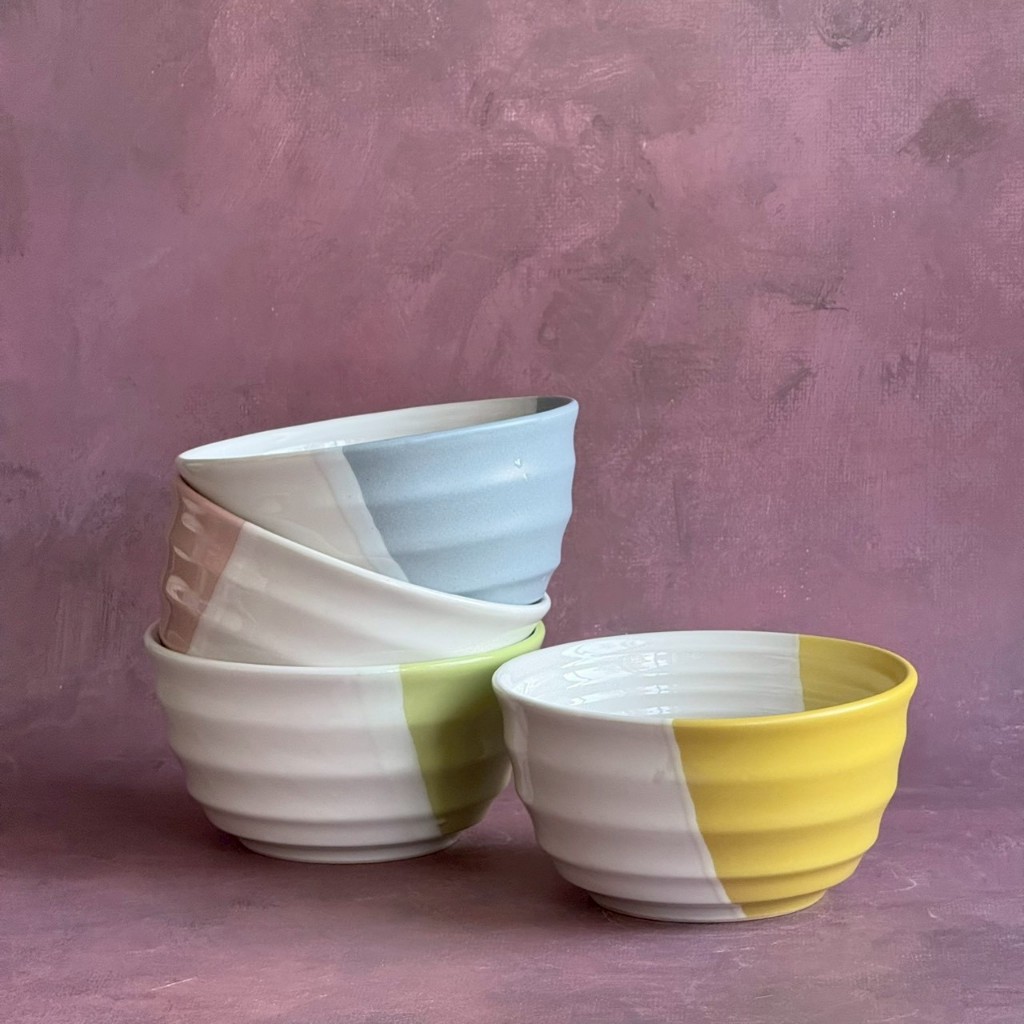 ชามเซรามิค ขนาด 6 นิ้ว ชามใส่แกง ชามใส่ต้มยำ Bowl Ceramic เข้าไมโครเวฟได้ - AT1CERAMIC