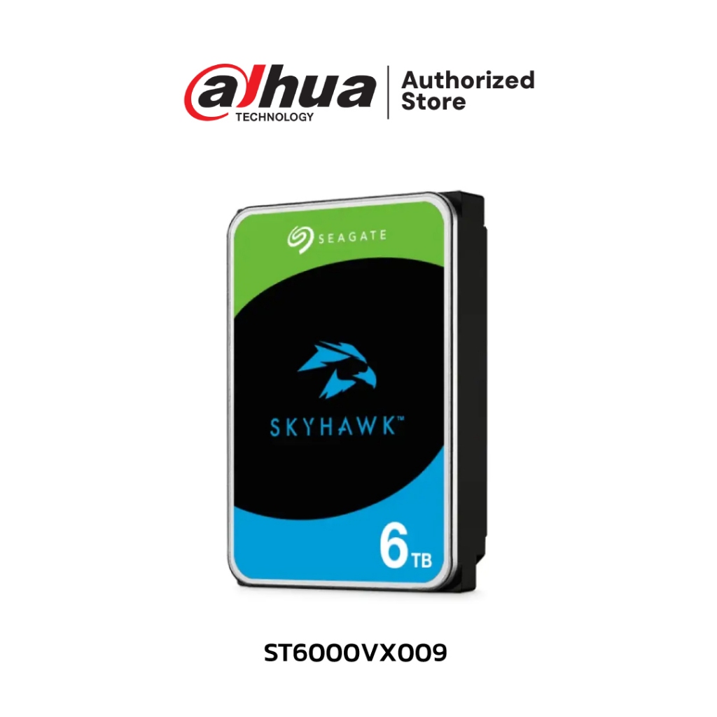 SEAGATE SKYHAWK ฮาร์ดดิสก์ 6TB รุ่น ST6000VX009 (สำหรับ CCTV)