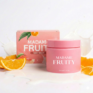 1 แถม 1 MADAME FRUITY White Body Mask มาร์คพอกผิวขาว ผิวใส ผ…