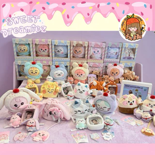 [พร้อมส่ง] SWEET Dreamiez POP-UP 🍰 SMALL SITTING PLUSH/MEDIUM FACE CUSHION/MINI PLUSH KEYRING/PLUSH POUCH/BADGE/TAG
