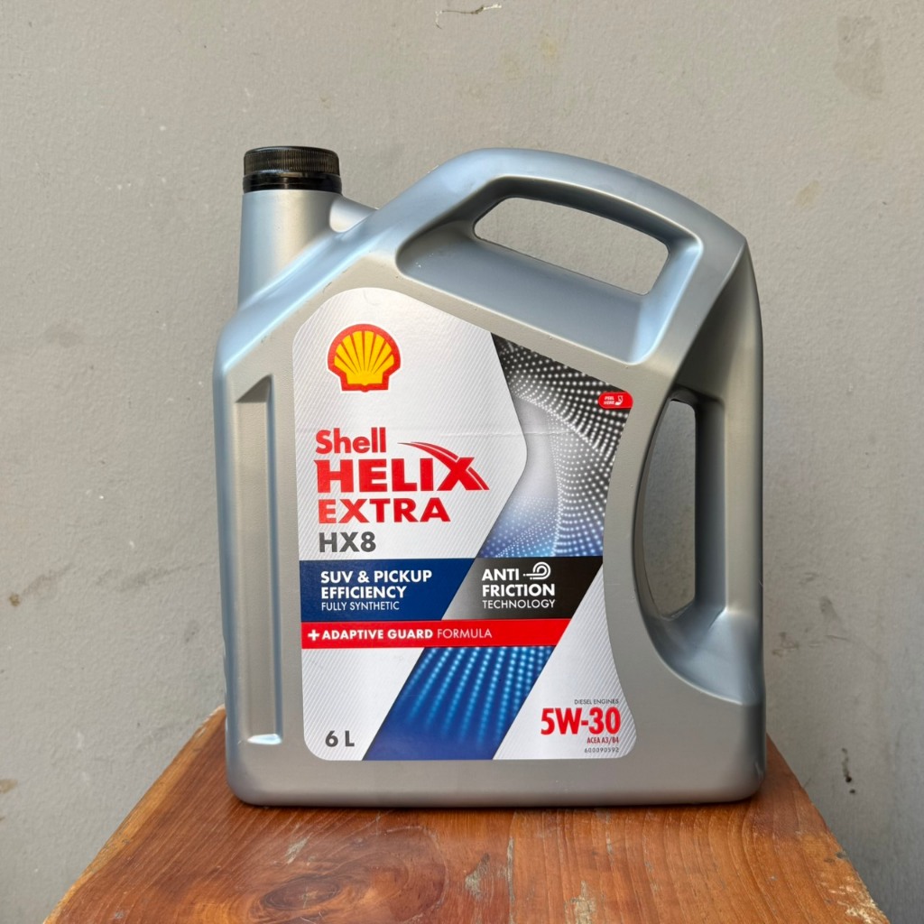 น้ำมันเครื่องดีเซลสังเคราะห์ Shell Helix HX8 5W-30 6 ลิตร
