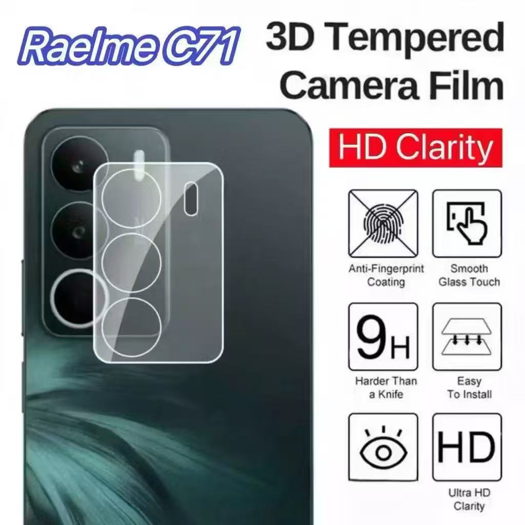 ฟิล์มเลนส์กล้องเหมาะสําหรับ Realme14 C75 C55 C71 C55 3D ฟิล์มเลนส์กล้องป้องกันการแตกร้าว jj