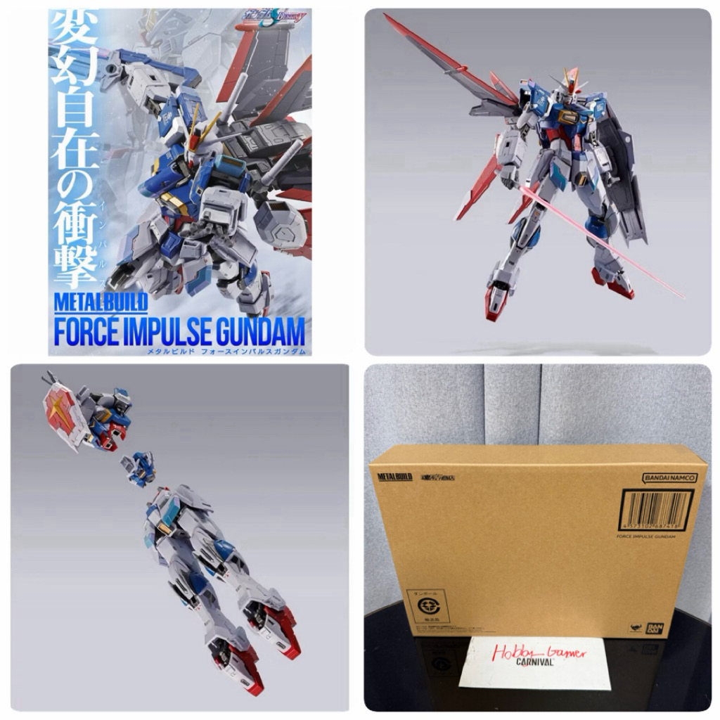 (มือ1 พร้อมส่งด่วน ถูกที่สุด!! ของแท้💯) BANDAI Metal Build Force Impulse Gundam PREMIUM BANDAI Actio