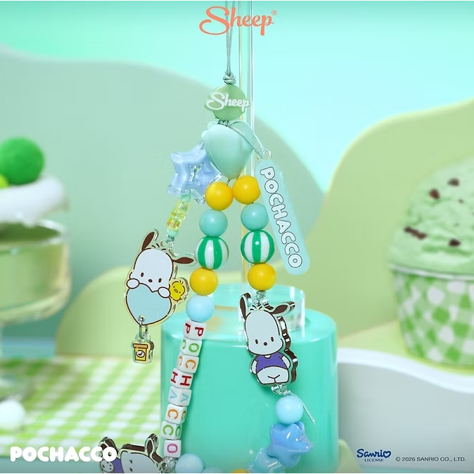 สายคล้องมือ Apple Sheep Phone Charm - Pochacco Collection