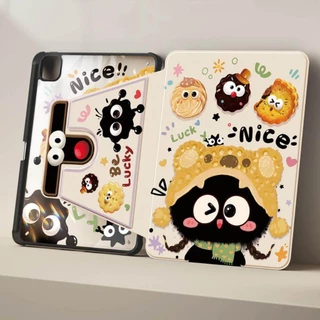 [เคสหมุนได้ด้านล่าง] for เคสไอเเพด gen11 /10 air7/6/4/5 10.9 10.2 gen7/8/9 pro11 ที่ใส่ปากกาด้านขวา