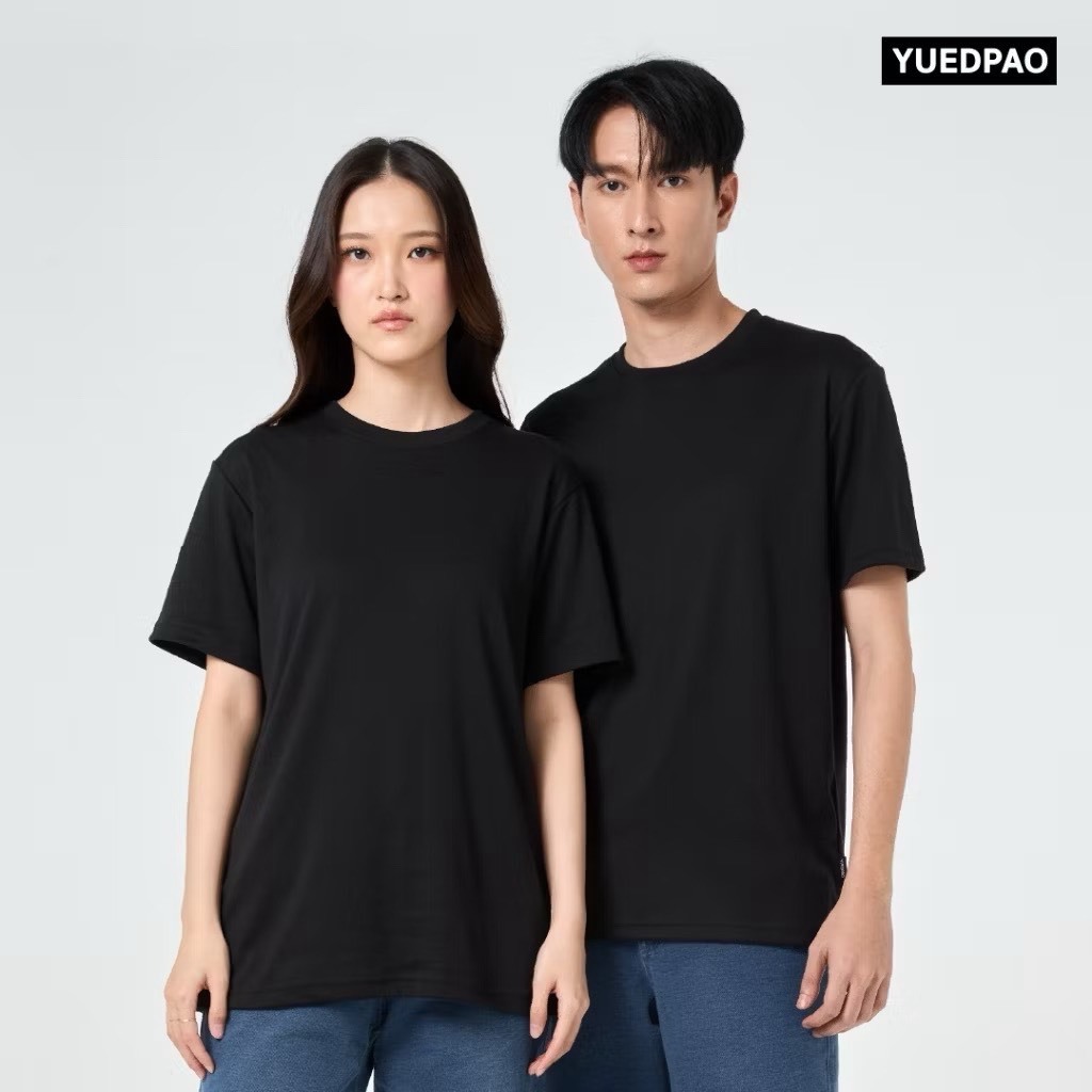 Yuedpao Ultrasoft Non-Iron [2025] เสื้อยืดคอกลมสีพื้น ไม่ย้วย ไม่หด ไม่ต้องรีด ผ้านุ่ม ไม่ขึ้นขุย Set Cliff