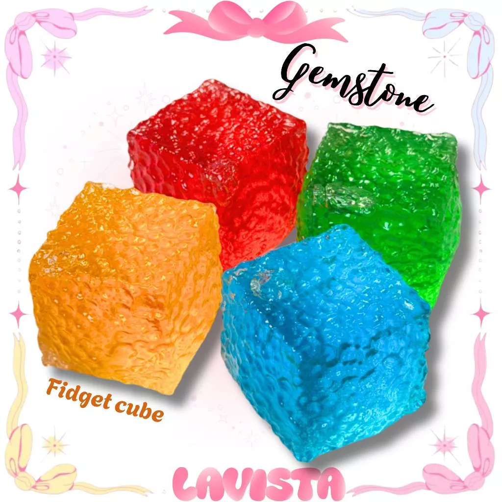 [ส่งจากไทย] Gemstone fidget คลายเครียด/บริหารมือ แช่เย็นเพิ่มความหนึบได้