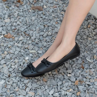 Online Exclusive Bata บาจา รองเท้าแบบสวม ส้นแบน สำหรับผู้หญิง สีดำ 5316273 สีชมพู 5315273