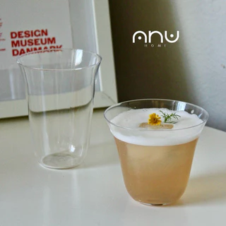 🥃 Crystal Slim Glass 🥃 แก้วดื่มนำ้ สไตล์ ญี่ปุ่นลักษณะโค้งบาง ไล่ความหนา