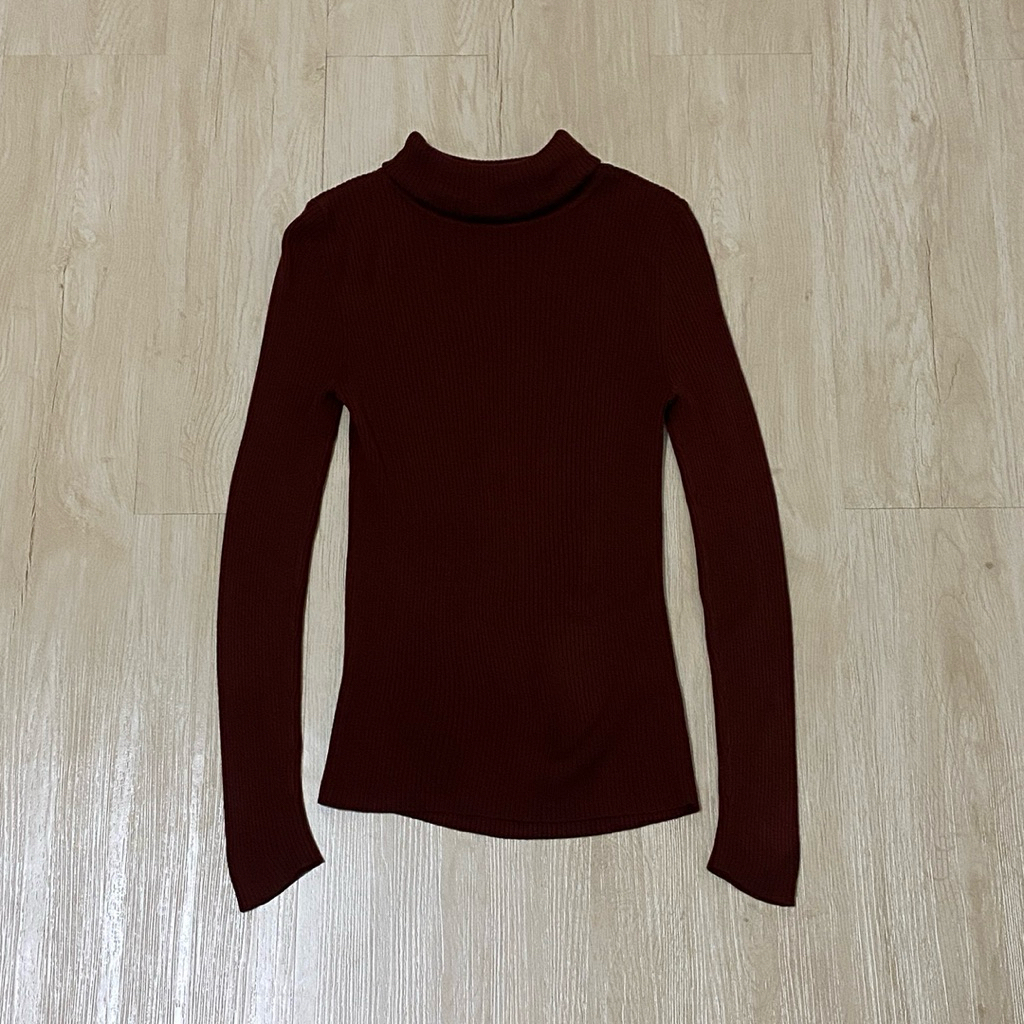 🧺T544 เสื้อไหมพรมคอเต่า GU อก26“