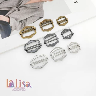 ตัวปรับสายแฟชั่น สำหรับเอี๊ยม เสื้อผ้า และกระเป๋า DIY ดีไซน์วินเทจ alloy buckle HD20-1246