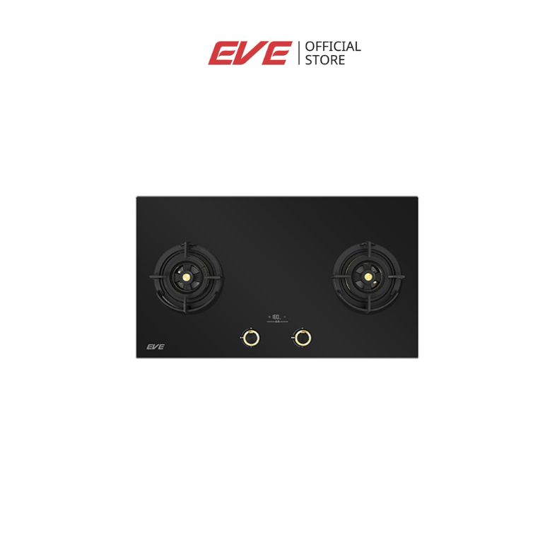 EVE เตาแก๊สฝังกระจก 2 หัว HB78-SBH289/BG  PLUS