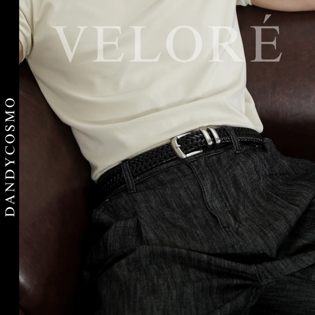 DANDY COSMO | เข็มขัดผู้ชาย หนังแท้ PREMIUM MEN'S BELT รุ่น Veloré 30mm AUTHENTIC LEATHER BELTS