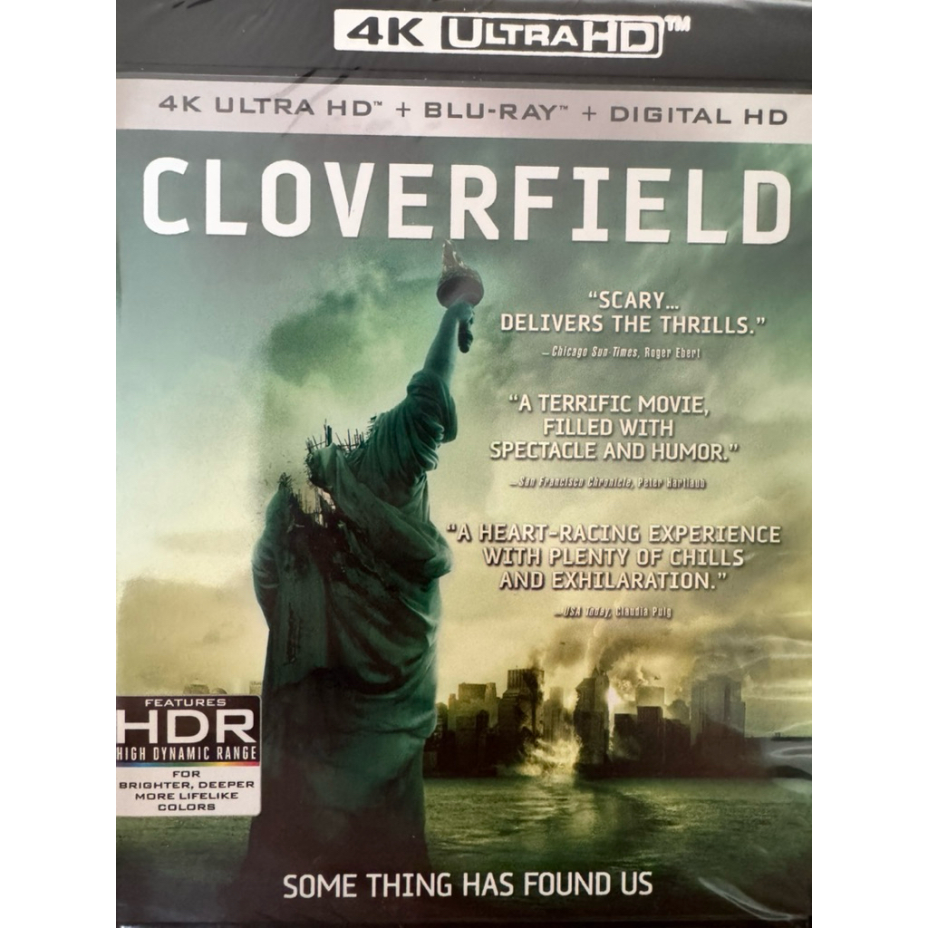 Cloverfield 4k + bluray ไม่มีไทย มือ1 แผ่น usa