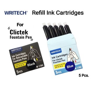 Writech รีฟีลปากกาหมึกซึมแบบกด W-1784 (Refill Ink Cartridge)…