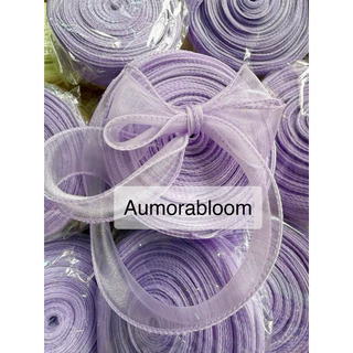 ริบบิ้นหางปลา ขนาด4cm ยาว 40หลาต่อม้วน ริบบิ้นลายสวย สำหรับงานประดิษฐ์ DIY ของชำร่วย ห่อของขวัญ