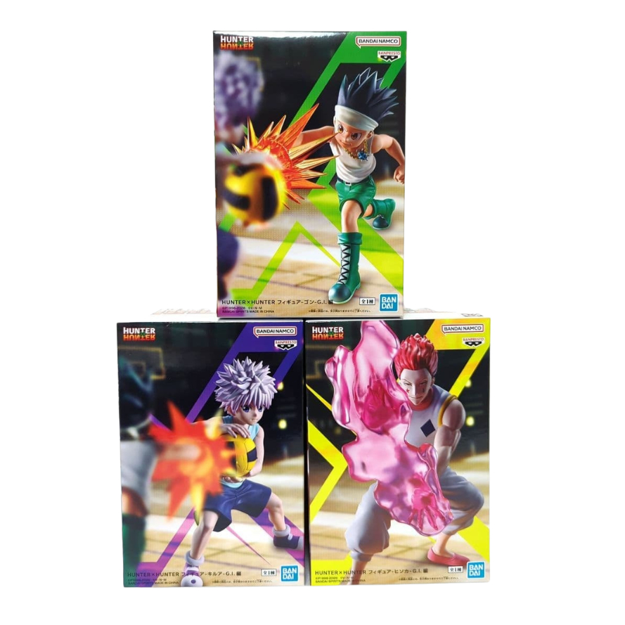 Banpresto HUNTER×HUNTER Figure G.I. Arc Gon Killua Hisoka Japan Greed Island Ging Bisky Netero