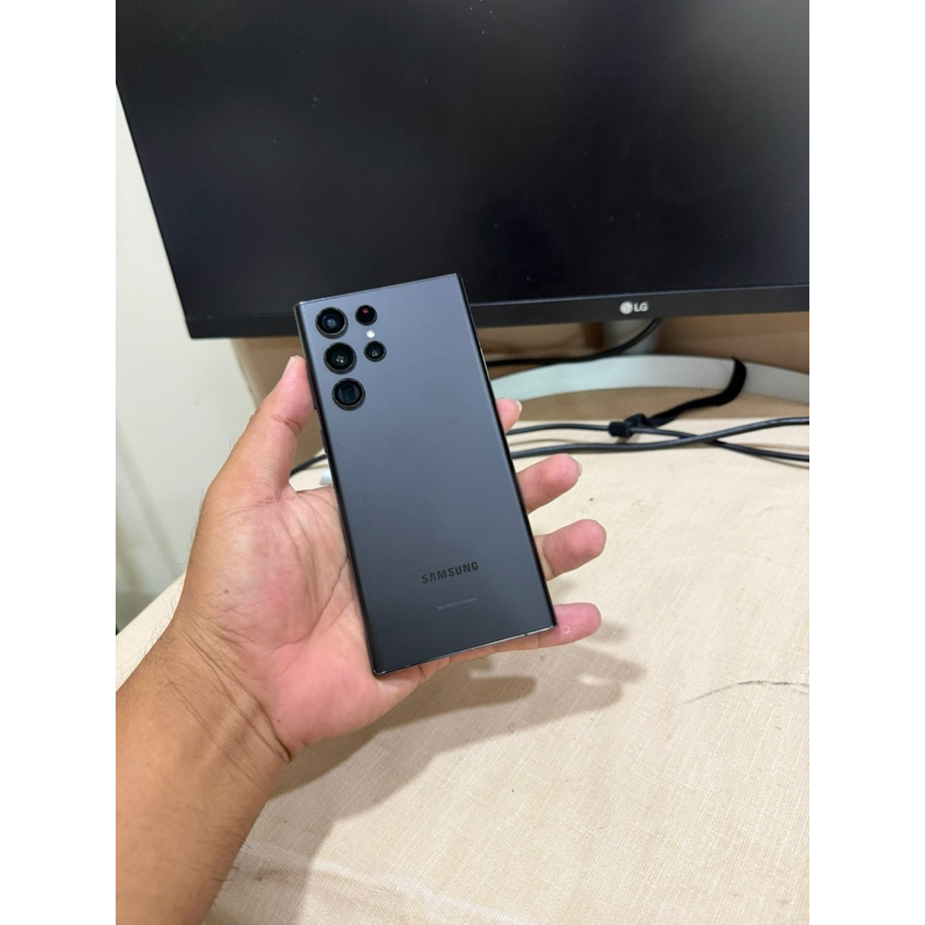Samsung S22 Ultra 5G 256GB Ram 12GB Black จอสวย การใช้งานปกติ สอบถามได้คัฟ