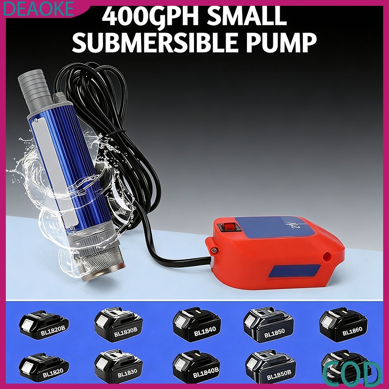 ปั๊มน้ำมันลิเธียม 21V 120W แบบพกพา เข้ากับแบต  ดูดน้ำมัน ดีเซล และน้ำได้