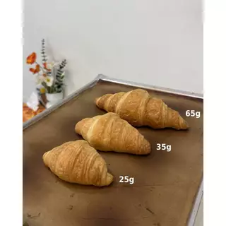 ครัวซองต์แช่แข็ง 65กรัม | Frozen Croissant Dough 65g | 15ชิ้น