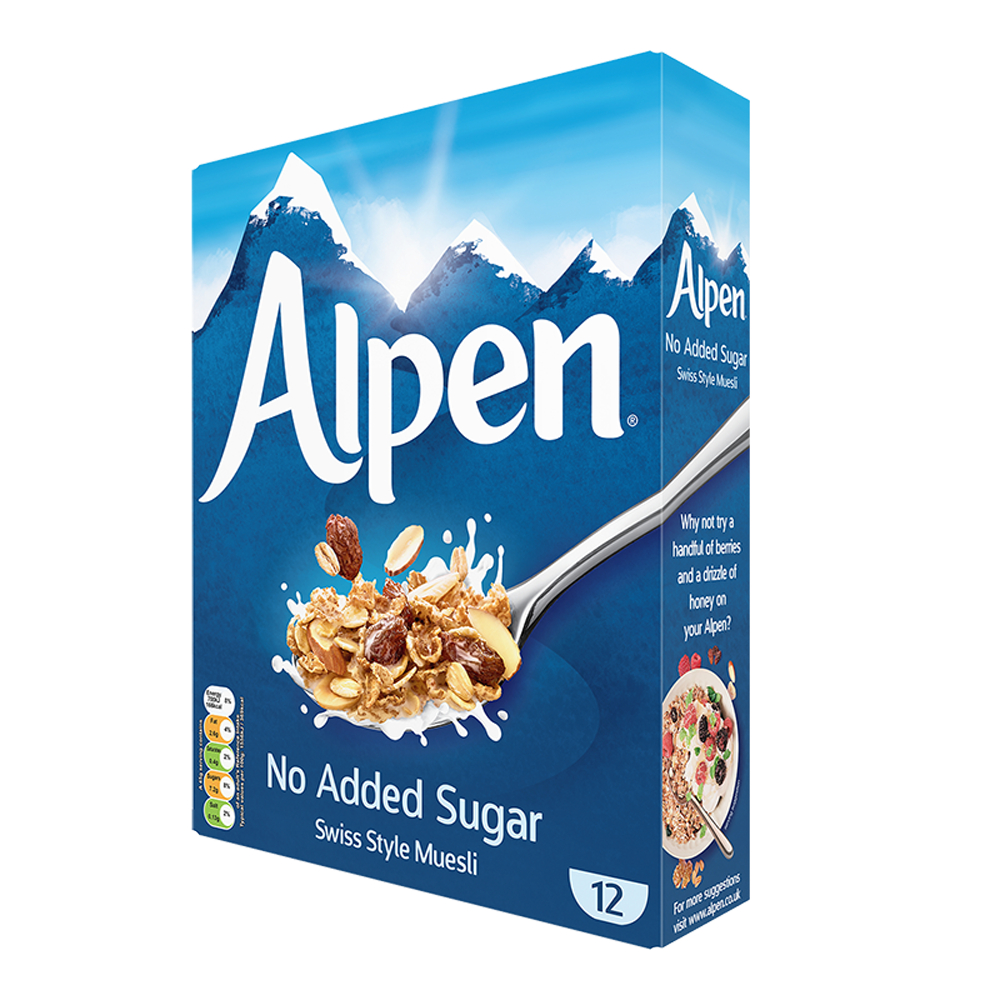 Alpen Muesli No Sugar 560G ซีเรียล ซีเรียลธัญพืช ธัญพืชรวม อาหารเช้าเด็ก
