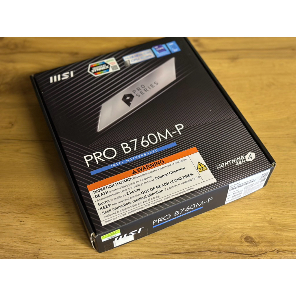 MSI PRO B760M-P - INTEL SOCKET 1700 DDR5 MICRO-ATX มือ 2 ประกันเยอะ