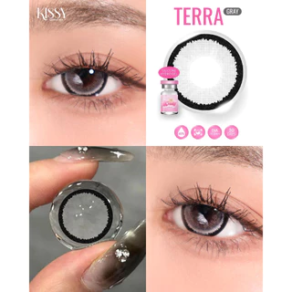 🔥คอนแทคเลนส์ Silicone Hydrogel✨Mario / Terra (Kissylens) ✨ขนาดบิ๊กอายโตมาก✨Brown / Gray / Black