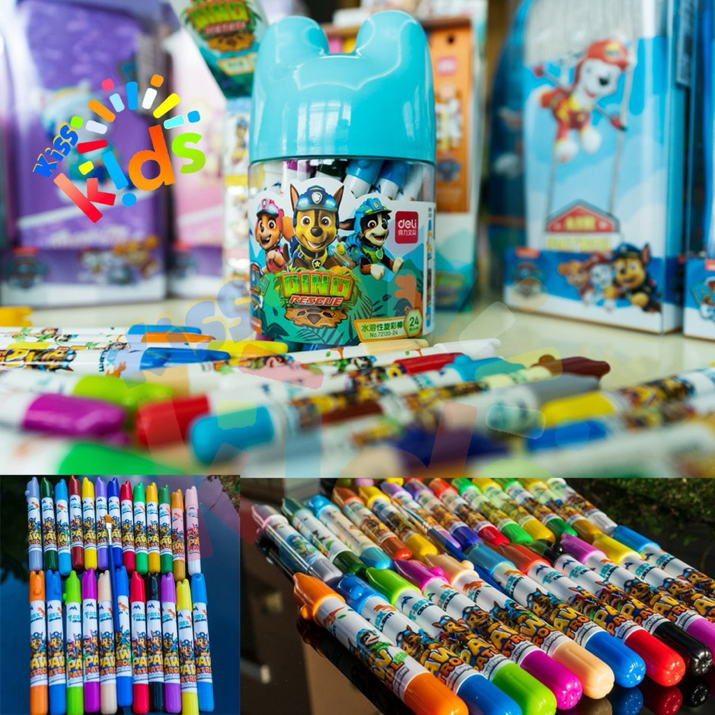 สีเทียนแท่ง Paw Patrol