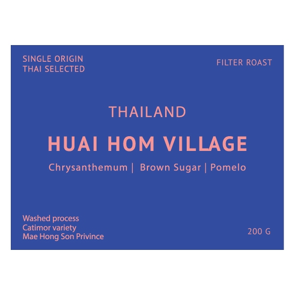 บ้านห้วยห้อม ( Huai Hom Village ) – Washed process 200G.