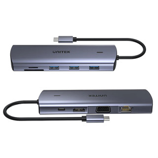 ยูเอสบีฮับ Unitek D1113A 9-in-1 USB-C Hub with Dual Display,…
