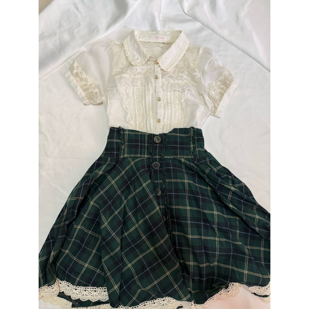 Liz Lisa setup coquette dress jirai kei ชุดเซ็ตแบรนด์แท้