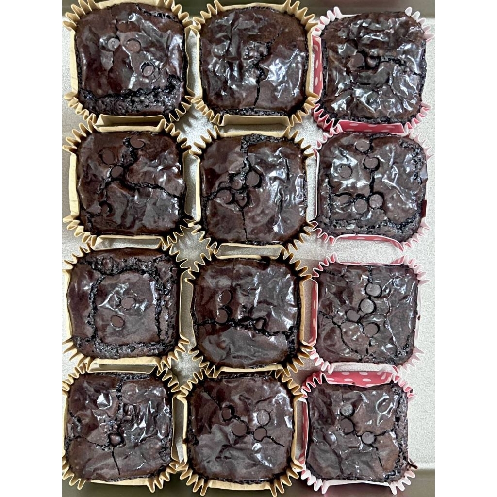 ขนมบราวนี่ brownies homemade