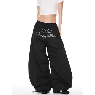 [Summer quick-drying fabric jazz dance wide-leg pants]กางเกงเต้นแจ๊สขากว้างสไตล์อเมริกันสำหรับผู้หญิงในช่วงฤดูร้อน