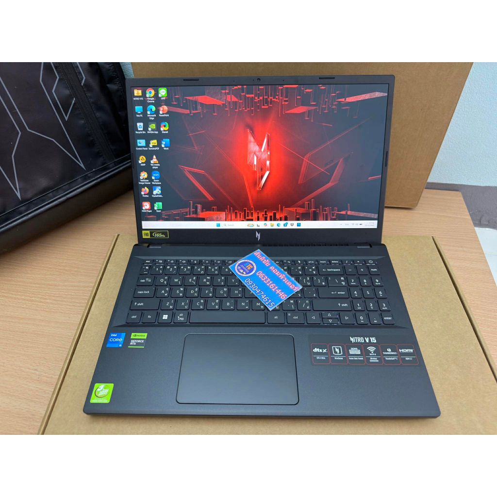 #165Hz #RTX4060 & #RAM16G #DDR5 ใหม่ล่าสุด 💻Acer Nitro ANV15-15 ทรงพลัง #I5 #GEN13