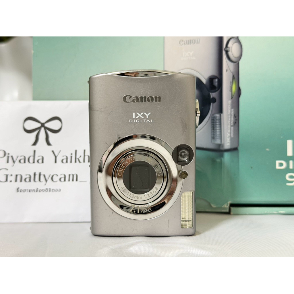 Canon ixy 900is งานกล่องสีเงิน🤍📦
