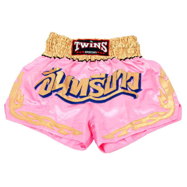 Twins Muay Thai Shorts Pinkกางเกงมวยไทย