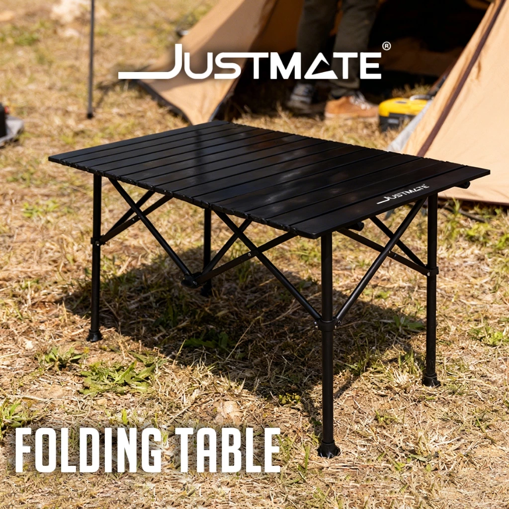 [JUSTMATE] Folding table โต๊ะแคมป์ปิ้งแบบพกพา โต๊ะแคมป์ปิ้งกลางแจ้ง พับได้ โต๊ะปิคนิค thumbnail 9