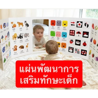 แผ่นพัฒนาการเด็ก เสริมทักษะเด็กแรกเกิด 0-12 เดือน