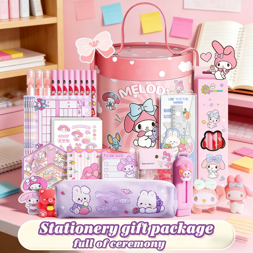 ชุดของขวัญเครื่องเขียน มายเมโลดี้ น่ารัก พรีเมียม ของขวัญเด็ก นักเรียน พร้อมส่ง