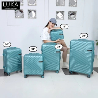 [1 แถม 1]LUKA กระเป๋าเดินทา ระเป๋าเดินทาง ล้อหมุนได้ 360 องศาอย่างมีสไตล์ น้ำหนัก เบา ประกัน5ปี