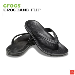 [แตะที่พร้อมทุกสถานการณ์] CROCS Crocband - Flip ใส่สบาย รองเท้าแตะ หูคีบ คร็อคส์ แท้ รุ่นฮิต ได้ทั้งชายหญิง