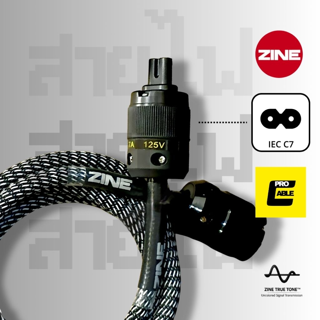 ZINE AZ CABLE C7 (สายPower AC หัวปล๊ก C7)
