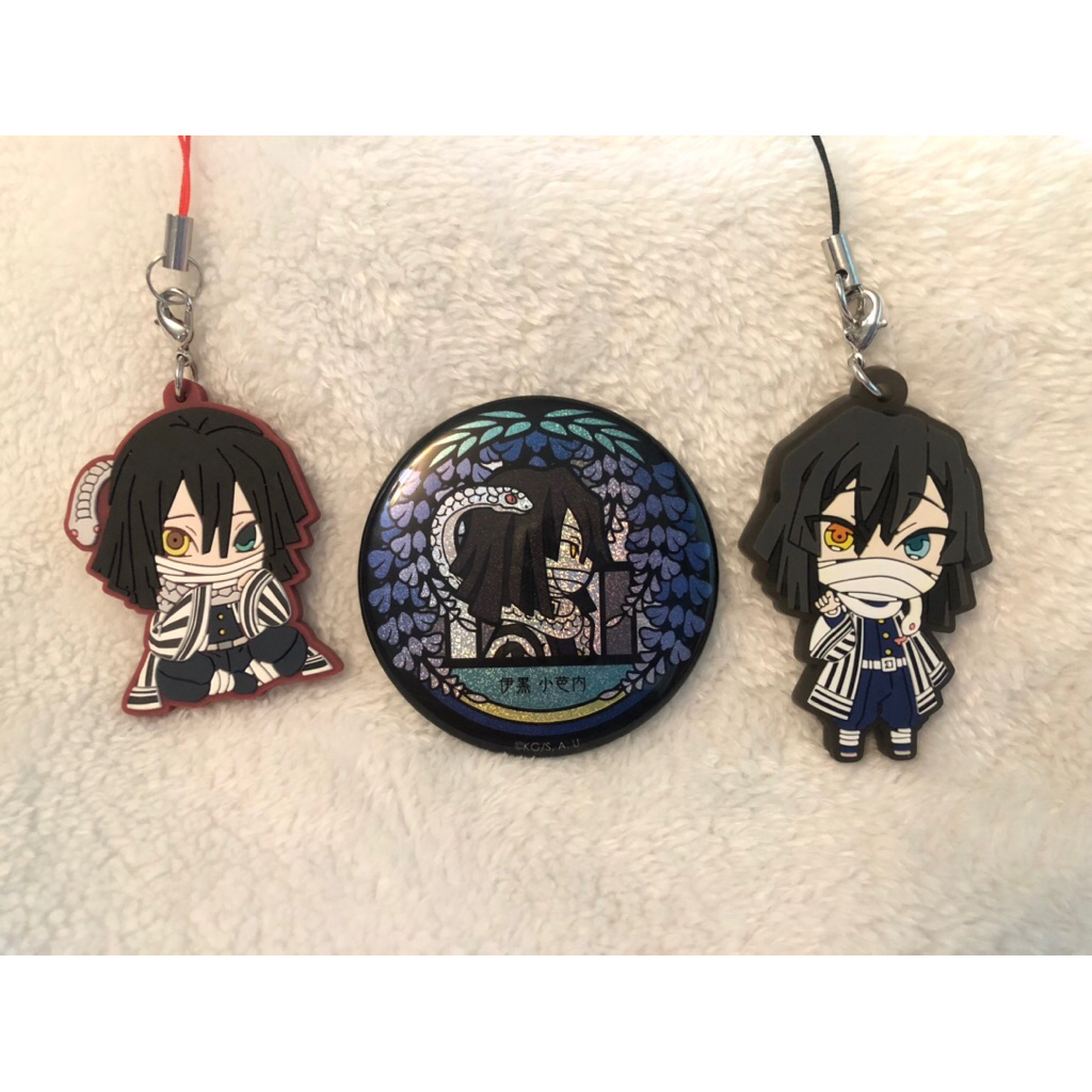 พวงกุญแจ เข็มกลัด Obanai Iguro โอบาไน ดาบพิฆาตอสูร Demon Slayer / kimetsu no Yaiba มือสอง ของแท้
