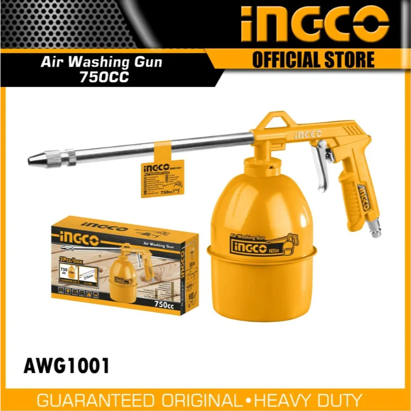 INGCO AWG1001 กาพ่นน้ำมันโซล่า เครื่องฉีดน้ำมัน ปืนทําความสะอาด ขนาด 750ซีซี