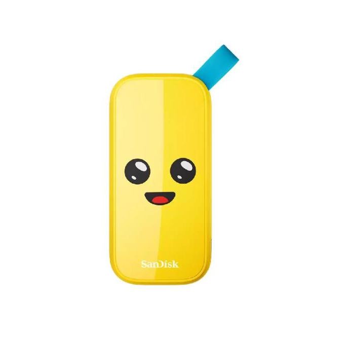 Sandisk 2TB SDSSDE30-2T00-G25F,SanDisk Fortnite portable SSD, Peely Edition,4x6 Box, Global Model : 