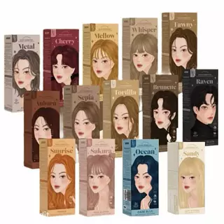 KOTA Color Cream สีย้อมผมออแกนิค ยาย้อมผม มี 10 เฉดสี