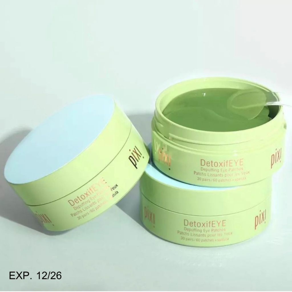 [EXP. 12/26] Pixi DetoxifEYE Depuffing Eye Patches - 30 pairs / 60 patches + spatula ดีท็อกซิฟอาย ดีพัฟฟิ่ง อาย แพทเชส