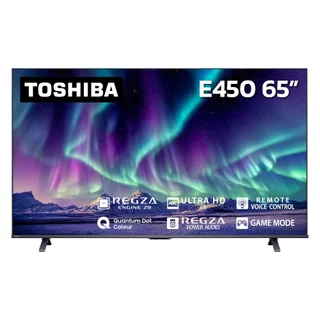 โตชิบา TV VIDAA QLED ขนาด 65 นิ้ว รุ่น 65E450RP TOSHIBA TV VIDAA QLED 65 INCH MODEL 65E450RP
