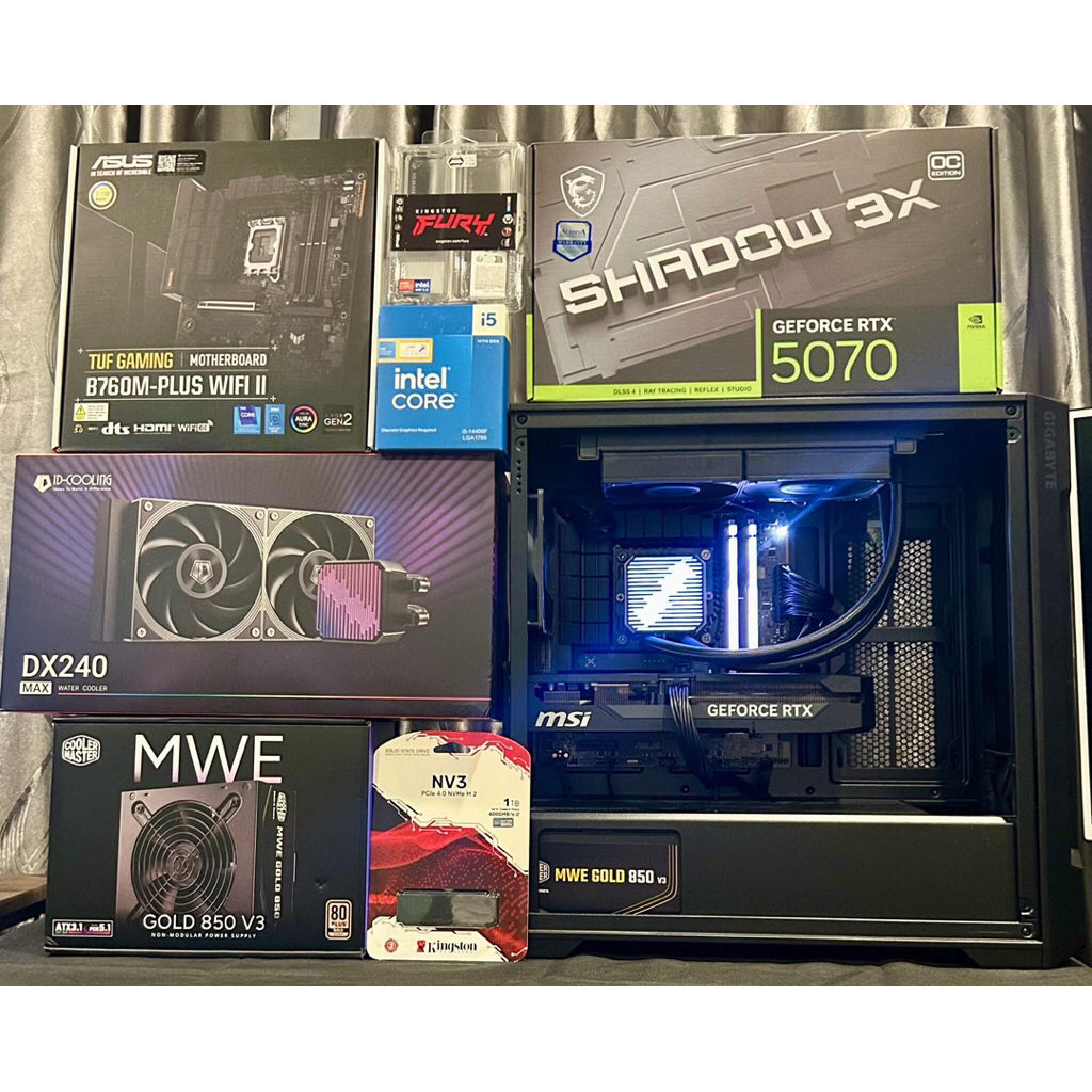 คอม RTX5070 + I5-14400F คอมพิวเตอร์แรงๆ