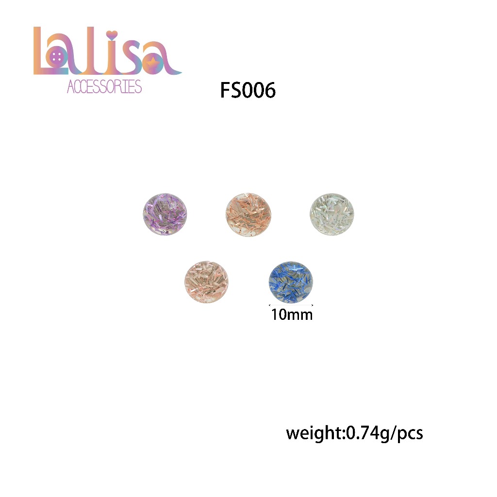 กระดุมแฟชั่น สำหรับงานเย็บผ้า กระดุมตกแต่ง งานแฮนด์เมด  resin button FS006